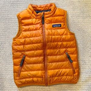Patagonia Orange Puffer Vest